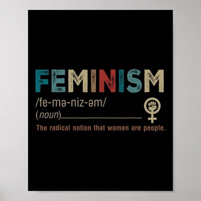 Affiche Est-Ce La Notion Radicale Que Les Femmes Sont Des  (Devant)