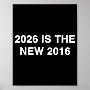 Affiche Est-ce que 2016 est un grand texte de cadeau Gen