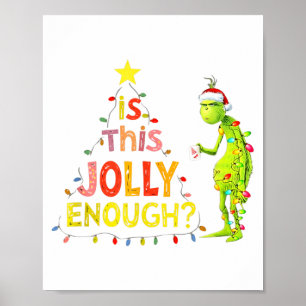 Affiche Est-ce que ce Noël vert joyeux est assez drôle T