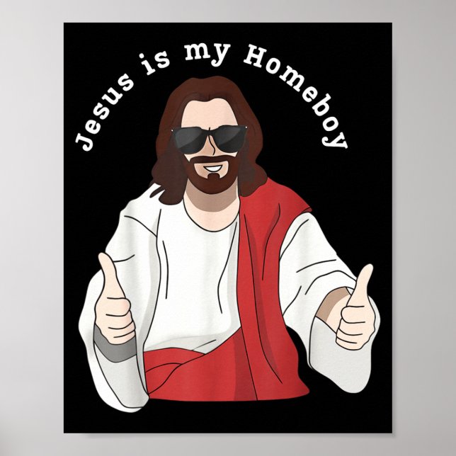Affiche Est-ce que Jésus est un chrétien de quartier Foi c (Devant)