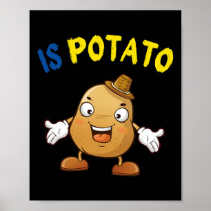 Affiche Est-ce que la pomme de terre est drôle Ukraine Bla