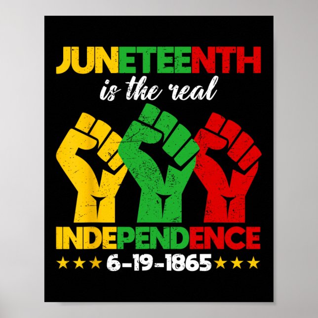 Affiche Est-ce que la véritable fête de l'indépendance est (Devant)