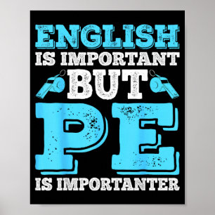 Affiche Est-ce que l'anglais est important l'anglais est i