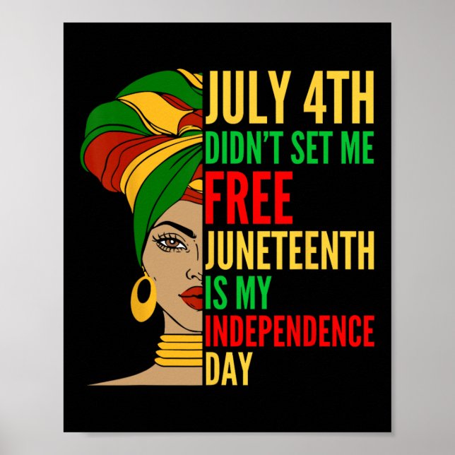Affiche Est-ce que ma fête de l'Indépendance est noire His (Devant)