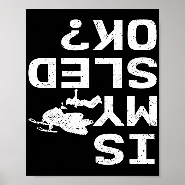 Affiche Est-ce que ma motoneige Ok Moteur Sled (Devant)