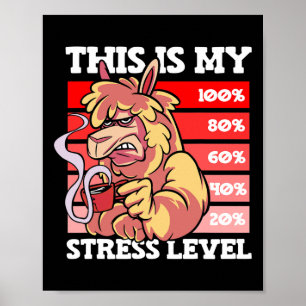 Affiche Est-ce que mon niveau de stress Mois de la sensibi