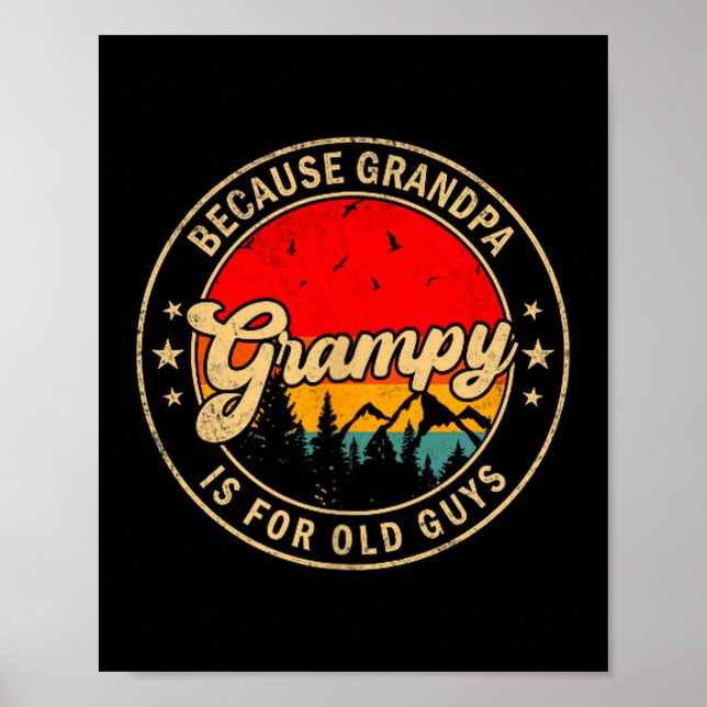 Affiche Est-ce que Pépé est grincheux parce que Papy est u (Devant)