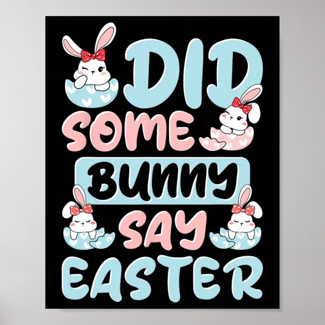Affiche Est-Ce Qu'Un Lapin A Dit Pâques (Devant)