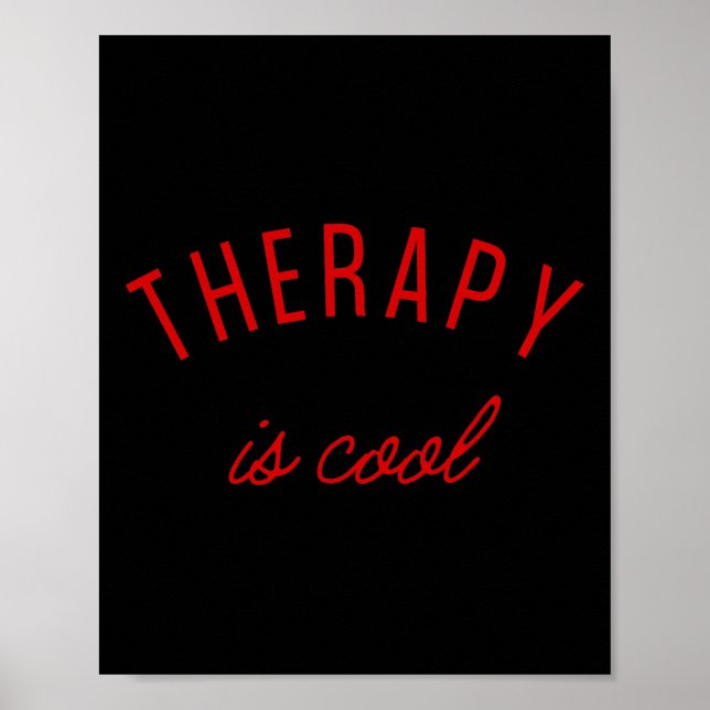 Affiche Est-Cool Thérapeute de sensibilisation aux problèm (Devant)