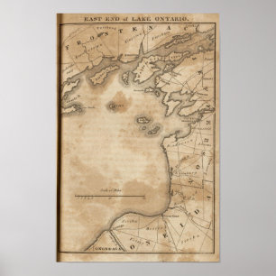 Affiche Est. Extrémité du lac Ontario