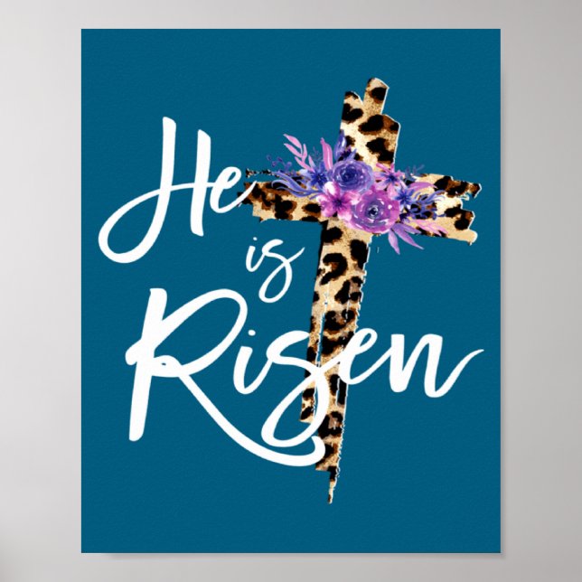 Affiche Est-Il Ressuscité Jour de Pâques Jésus (Devant)