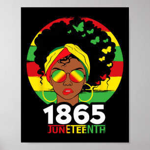 Affiche Est ma fête de l'indépendance Femmes noires Libert