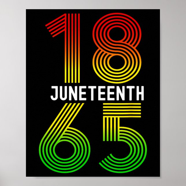 Affiche Est ma fête de l'Indépendance Fierté noire (Devant)