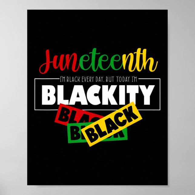 Affiche Est ma fête d'indépendance Black Women Pride 17 (Devant)