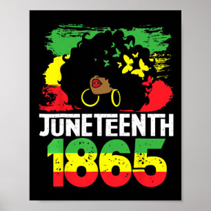 Affiche Est ma fête d'indépendance Femmes noires Liberté 1