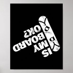 Affiche Est Ma Planche Ok Drôle Snowboard Snowboard