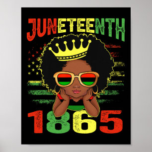 Affiche Est Mon Jour De L'Indépendance 1865 Femmes Enfant