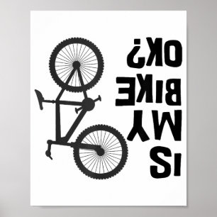Affiche Est Mon Vélo OK Funny VTT