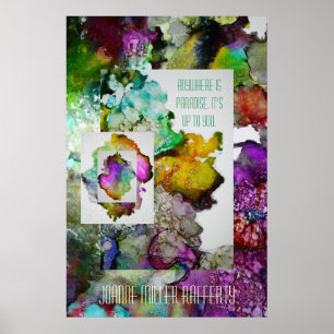 Affiche Est n'importe où l'affiche de paradis