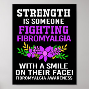 Affiche Est Quelqu'Un Qui Lutte Contre La Fibromyalgie Pou