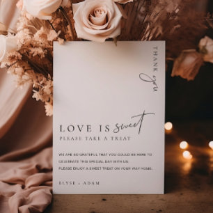 Affiche Estelle Moderne Minimal Amour Est Sweet Faveurs Si