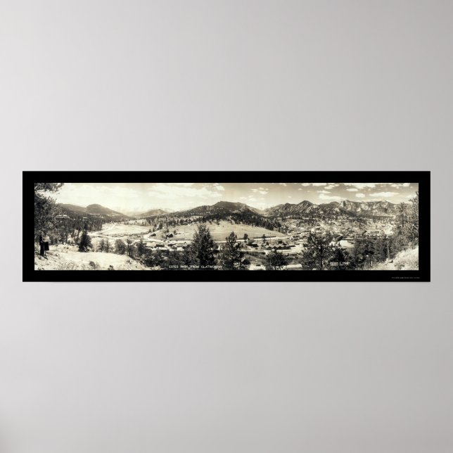 Affiche Estes Park, Colorado Photo 1940 (Devant)