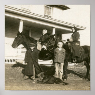 Affiche Esther sur l'âne