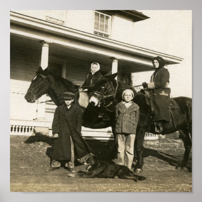 Affiche Esther sur l'âne (Devant)