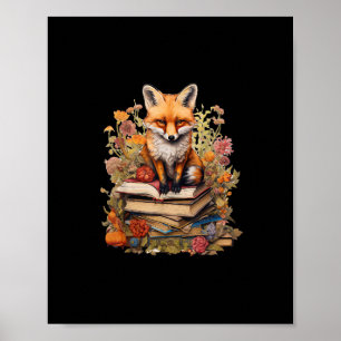 Affiche esthétique cottagecore amoureux de livres goblinco