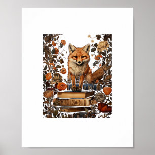 Affiche esthétique Cottagecore avec livre Mignon Goblincor