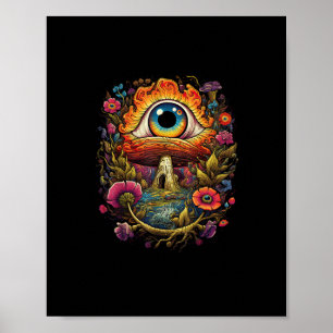 Affiche Esthétique Cottagecore Champignon Goblincore Simpl