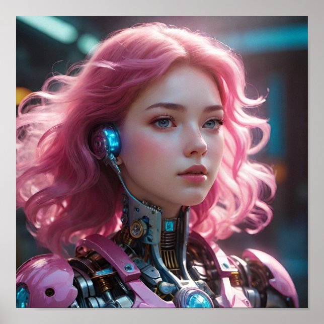 Affiche Esthétique futuriste (Devant)