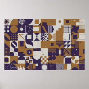 Affiche Esthétique néomoderne de la brutalité conception p