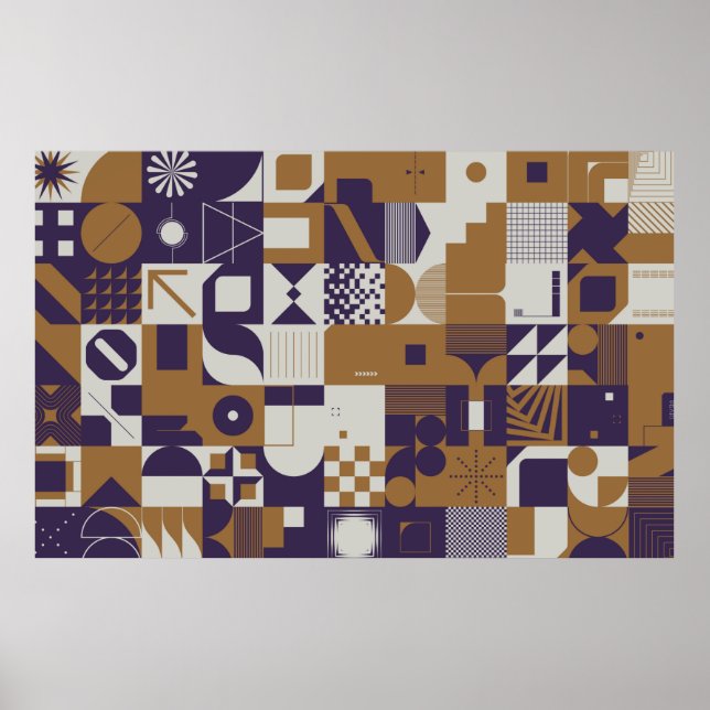 Affiche Esthétique néomoderne de la brutalité conception p (Devant)