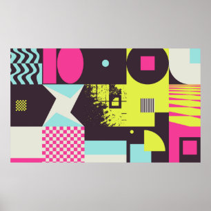 Affiche Esthétique néomoderne de la brutalité conception p