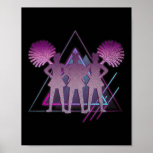 Affiche esthétique vaporwave de l'art des années 80 Menant