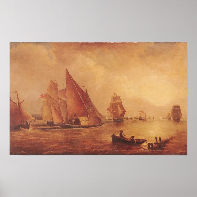 Affiche Estuaire de la Tamise et de la Médaille (Devant)