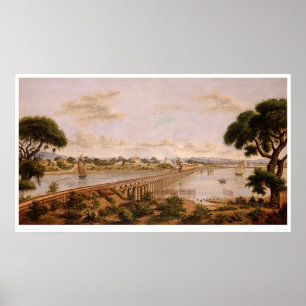 Affiche Estuaire d'Oakland près du lac Merritt (1232A)