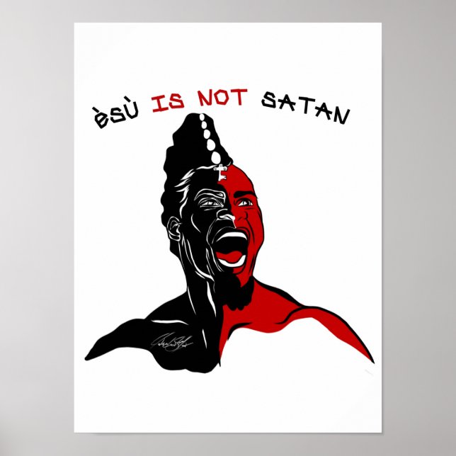 Affiche Èsú n'est pas satan (Devant)
