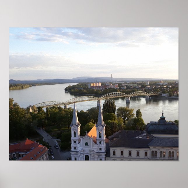 Affiche Esztergom Hongrie (Devant)