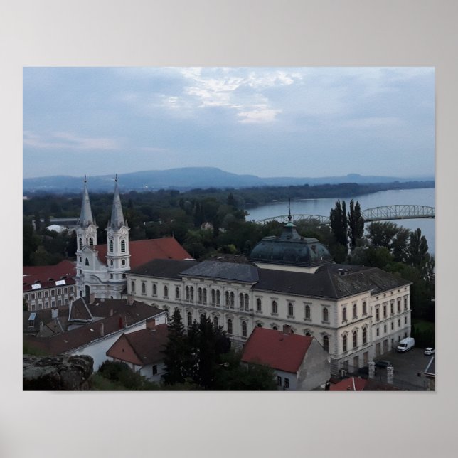 Affiche Esztergom Hongrie (Devant)