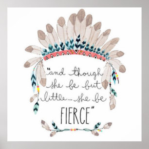 Affiche "et bien qu'elle ne soit que petite, elle est FIER