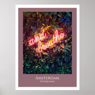 Affiche Et Breathe Neon Sign