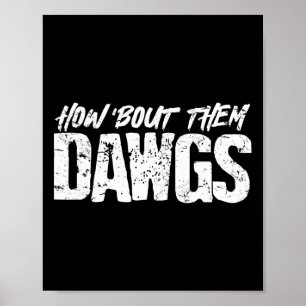 Affiche Et ces Dawgs de football américain
