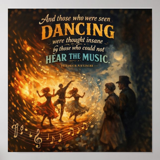 Affiche Et ceux-ci furent vus en train de danser (Devant)