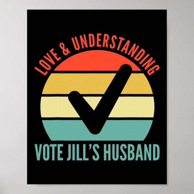 Affiche Et comprendre le mari de Vote Jill Joe Biden 20 (Devant)