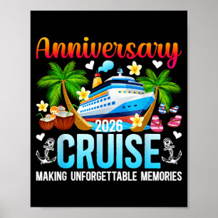 Affiche Et Croisière d'anniversaire créant des souvenirs M