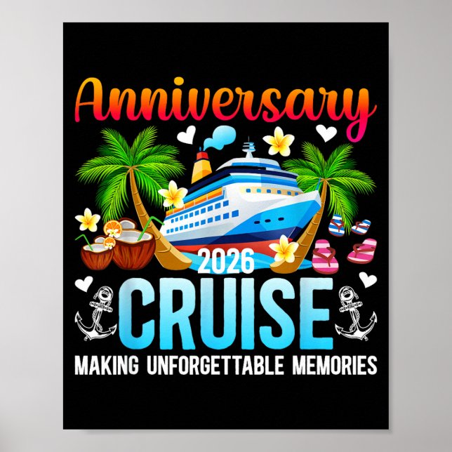 Affiche Et Croisière d'anniversaire créant des souvenirs M (Devant)