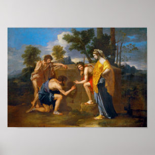 Affiche Et dans Arcadia ego, Poussin