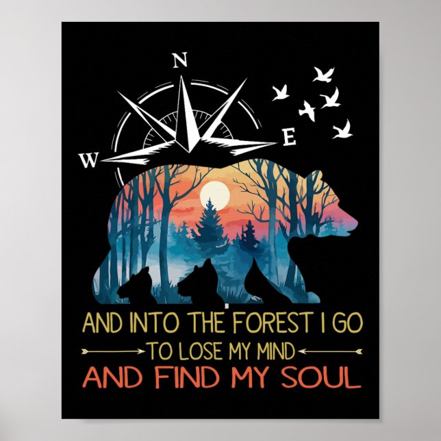 Affiche Et dans la forêt, je vais perdre la tête Camping B (Devant)